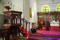 Interior of the Church of St. Francis in Fort Cochin, one of the oldest European churches in India, Kerala, India