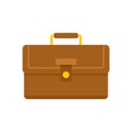 Internship case icon flat isolated vector