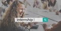 Internship Learning Career Preparation Concept Royalty Free Stock Photo