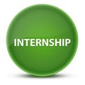 Internship luxurious glossy green round button abstract