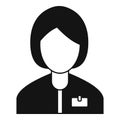 Internship manager icon, simple style