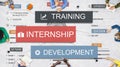 Internship Training Development Business Knowledge Concept Royalty Free Stock Photo