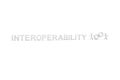 INTEROPERABILITY concept white background Royalty Free Stock Photo