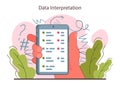 Interpretation. Data literacy. Information understanding, analysis