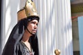 Interpretation of Roman ruler, community celebrates Good Friday with the Catholic traditional procession