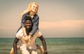 Interracial couple Royalty Free Stock Photo