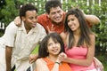 Interracial family Royalty Free Stock Photo