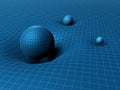 Influence of space objects to distortion of space-and-time.