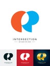 Intersect sign; ROP - RP - POP - PP letter