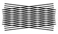Intersected, crossing moire lines element, pattern