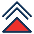 intersecting arrows, exchange Isolated Vector Icon which can be easily modified or edited