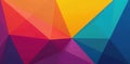 Intersecting colorful forms, sharp angles, smooth gradients, geometric, design, gradient design