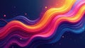 Intersecting colorful lines, multifaceted shapes, gradient blend, vibrant, color