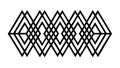 Intersecting Geometric Shapes, Dynamic Abstract Design, vector design Generative AI Royalty Free Stock Photo