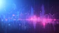Intersecting lines grid background symbolizing financial stability and analytical insights