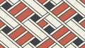 Intersecting Rectangles Pattern, Abstract and Geometric Design, vector design Generative AI Royalty Free Stock Photo