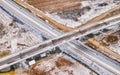 Aerial Winter View of Krizevci, Croatia Royalty Free Stock Photo