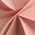 Intersecting sheets of folded paper create an abstract pattern, with soft shades of Royalty Free Stock Photo