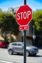 Intersection of \'All Way Stop\' Type in the USA