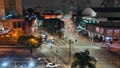 Intersection of Avenida Pompeia and Francisco Matarazzo at night, in Sao Paulo city, Brazil Royalty Free Stock Photo