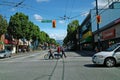 Intersection of Fraser and 49th, Vancouver B.C., Canada