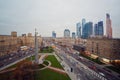 Intersection of Kutuzov Avenue and Large Dorogomilovskaya