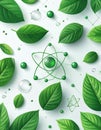 Green Science - Nature and Technology Concept Royalty Free Stock Photo