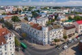 Mogilev. Intersection of Pervomaiskaya and Lazarenko streets. Catholic Cathedral of the Assumption of the Virgin Mary and St.