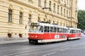 Prague streetscape Royalty Free Stock Photo