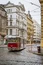 Prague streetscape Royalty Free Stock Photo