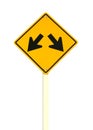 Intersection sign Royalty Free Stock Photo