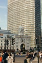 Intersection of the Vauxhall Bridge Road and Victoria Street in London Royalty Free Stock Photo