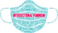 Intersectional Feminism Word Cloud Royalty Free Stock Photo
