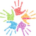 Intersectionality Word Cloud Royalty Free Stock Photo