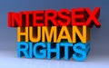 intersex human rights on blue