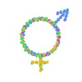 Intersex symbol icons