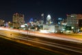 Interstate 35 in Austin Texas at night