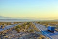 Interstate 10 direction Blythe Royalty Free Stock Photo