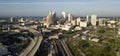 Interstate Highway Leads into Tampa Florida Bay in the Background Royalty Free Stock Photo