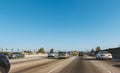 Interstate highway in Los Angeles, USA