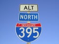 Interstate Highway Sign Royalty Free Stock Photo