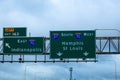 Interstate Road Signs Royalty Free Stock Photo