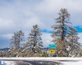 Interstate 40 West to Flagstaff Arizona Sign Royalty Free Stock Photo