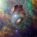 Interstellar Heart Royalty Free Stock Photo