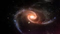 Interstellar space travel universe to the Arp 273 that is 300 million light years away in the constellation Andromeda.