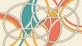 Intertwined Abstract Lines, Symbolizing Complexity, Connection, and Dynamic Flow, vector design Generative AI Royalty Free Stock Photo