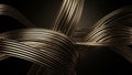 Intertwined metal wires Royalty Free Stock Photo