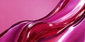 Intertwined pink glass-like flowing strands. Royalty Free Stock Photo