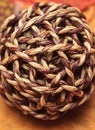 Intertwined rope ball Royalty Free Stock Photo