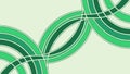 Intertwining Green Lines: Dynamic Abstract Wavy Pattern Design, vector design Generative AI Royalty Free Stock Photo